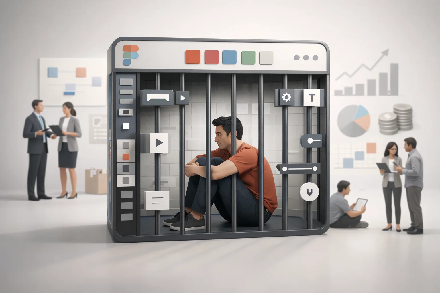 Existe um momento na carreira de todo designer em que a tela para de ser suficiente